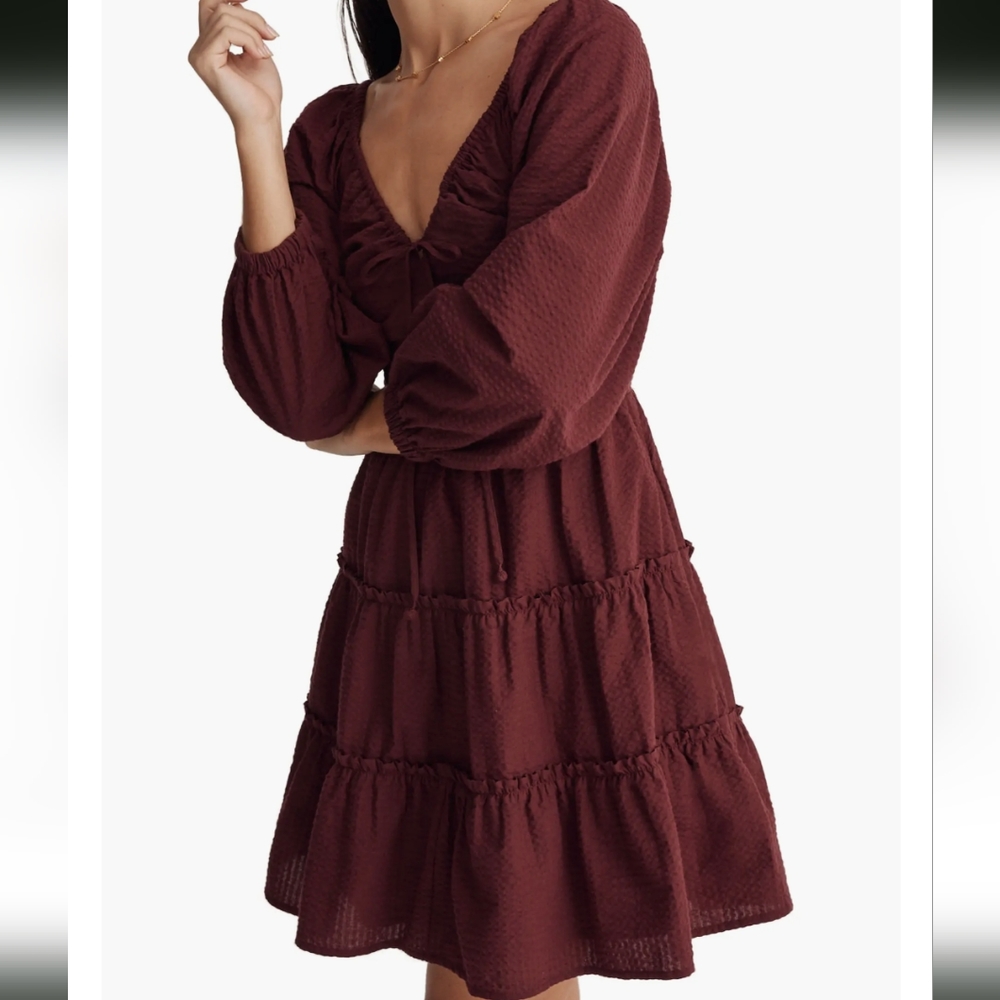 Madewell Amalia tiered dress